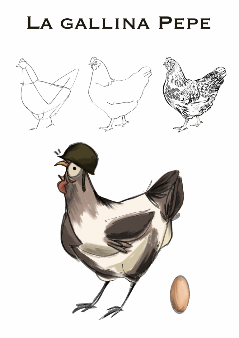 Personaje gallina "Paco" - 2025